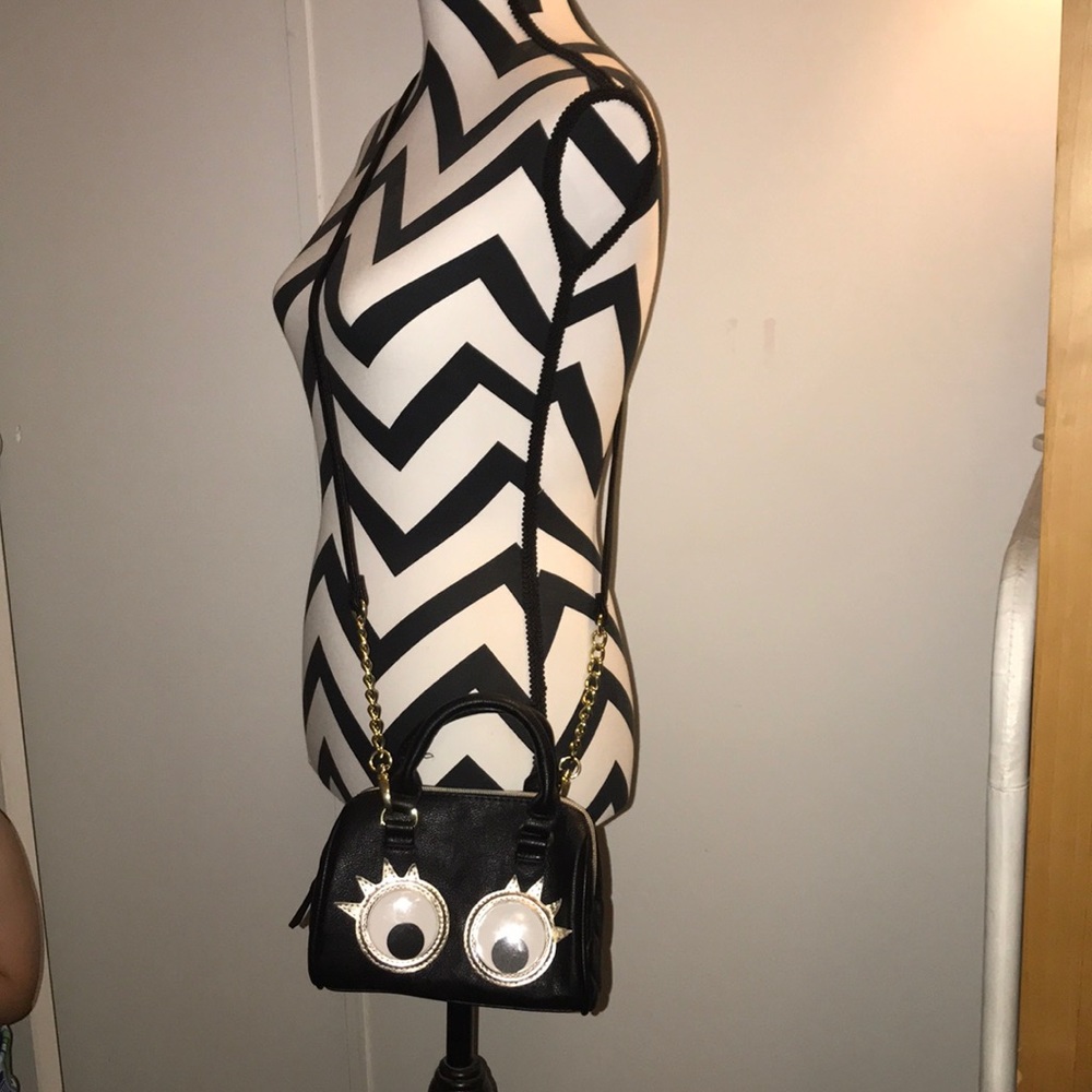 Betsey Johnson google eye crossbody